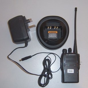 Motorola GP344 walkie-talkie for rental