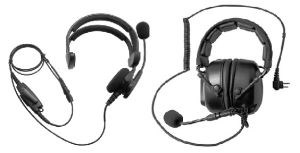 Headsets available for walkie-talkie radios