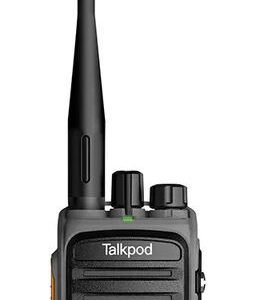 The A50P UHF Mesh Walkie-Talkie is a black two-way radio featuring an aerial, control knobs, and a front speaker grille.
