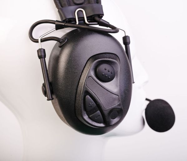 "Aircraft" style full headset with boom microphone PHS05