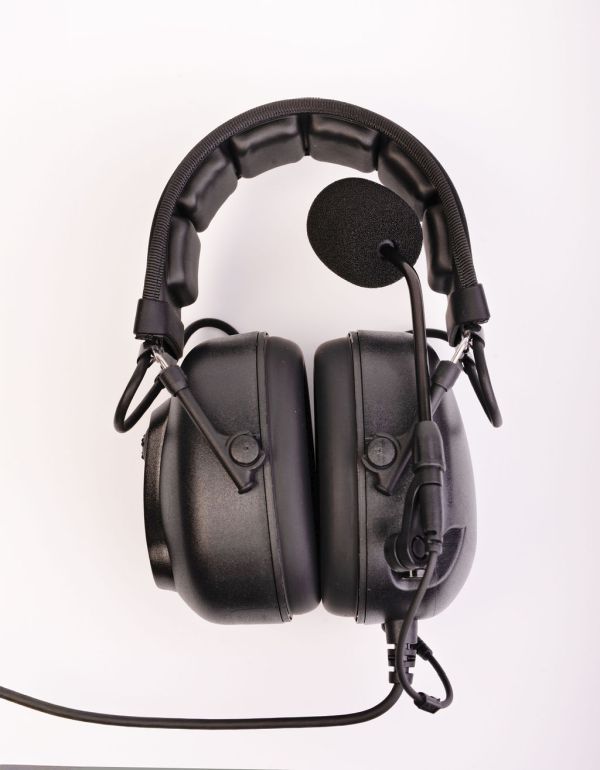 "Aircraft" style full headset with boom microphone PHS05