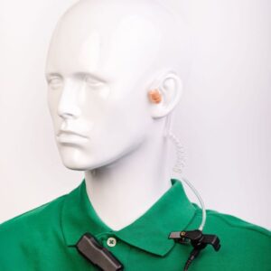 Two-wire semi-covert earpiece/microphone ACTM20
