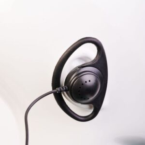 earpiece-mic-epm01-2 D-shaped earpiece/microphone for walkie-talkies EPM01