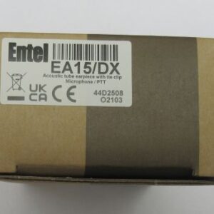 entel-ea15dx-box Semi-covert earpiece / microphone for Entel DX walkie-talkies