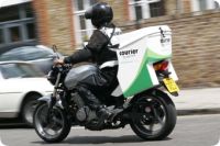 Photo of delivery motorbike