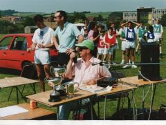 Radios In Use at Outdoor Event