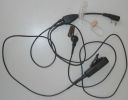 Semi covert 2-wire earpiece/microphone for walkie talkies